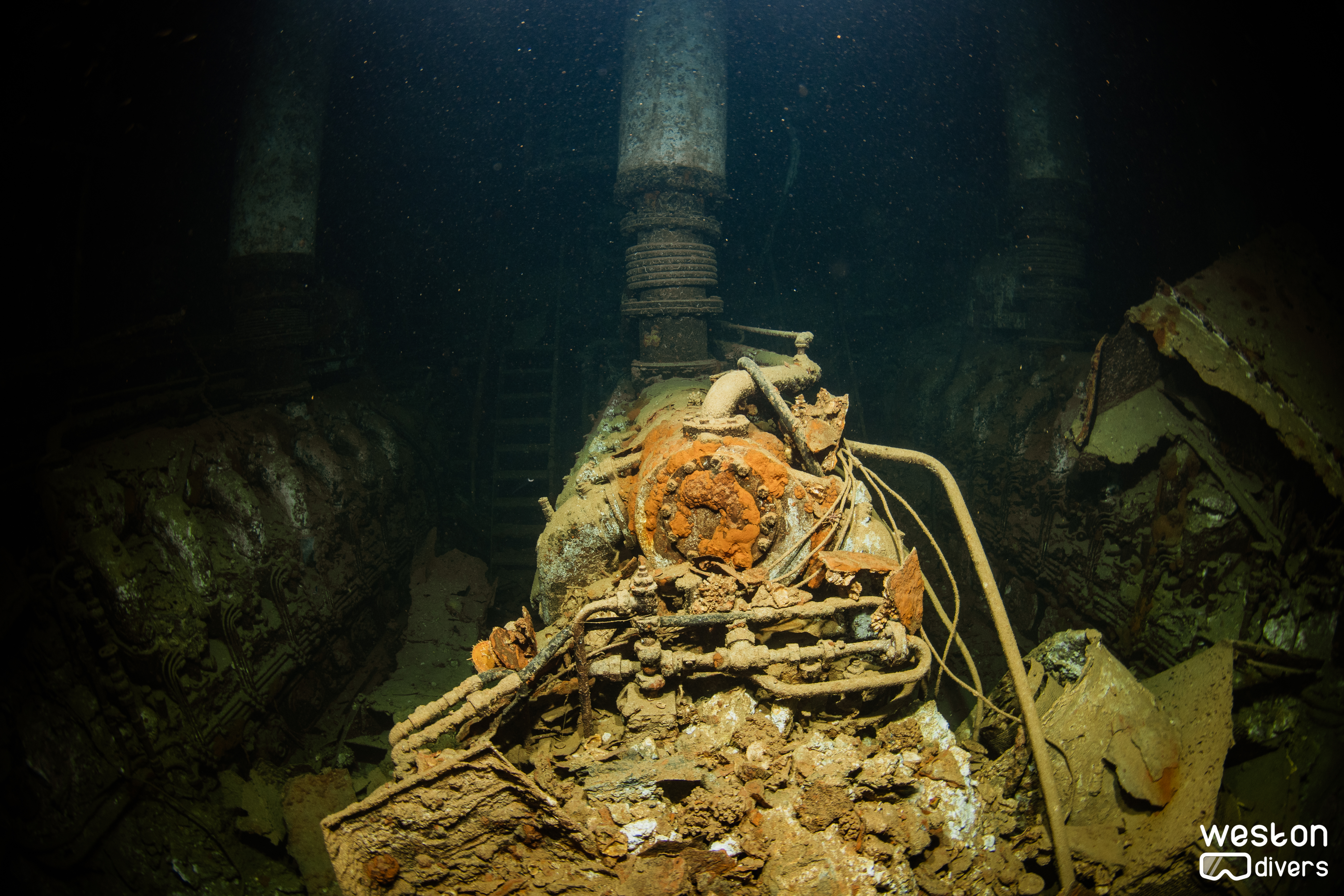 Hydro Atlantic - The engine room