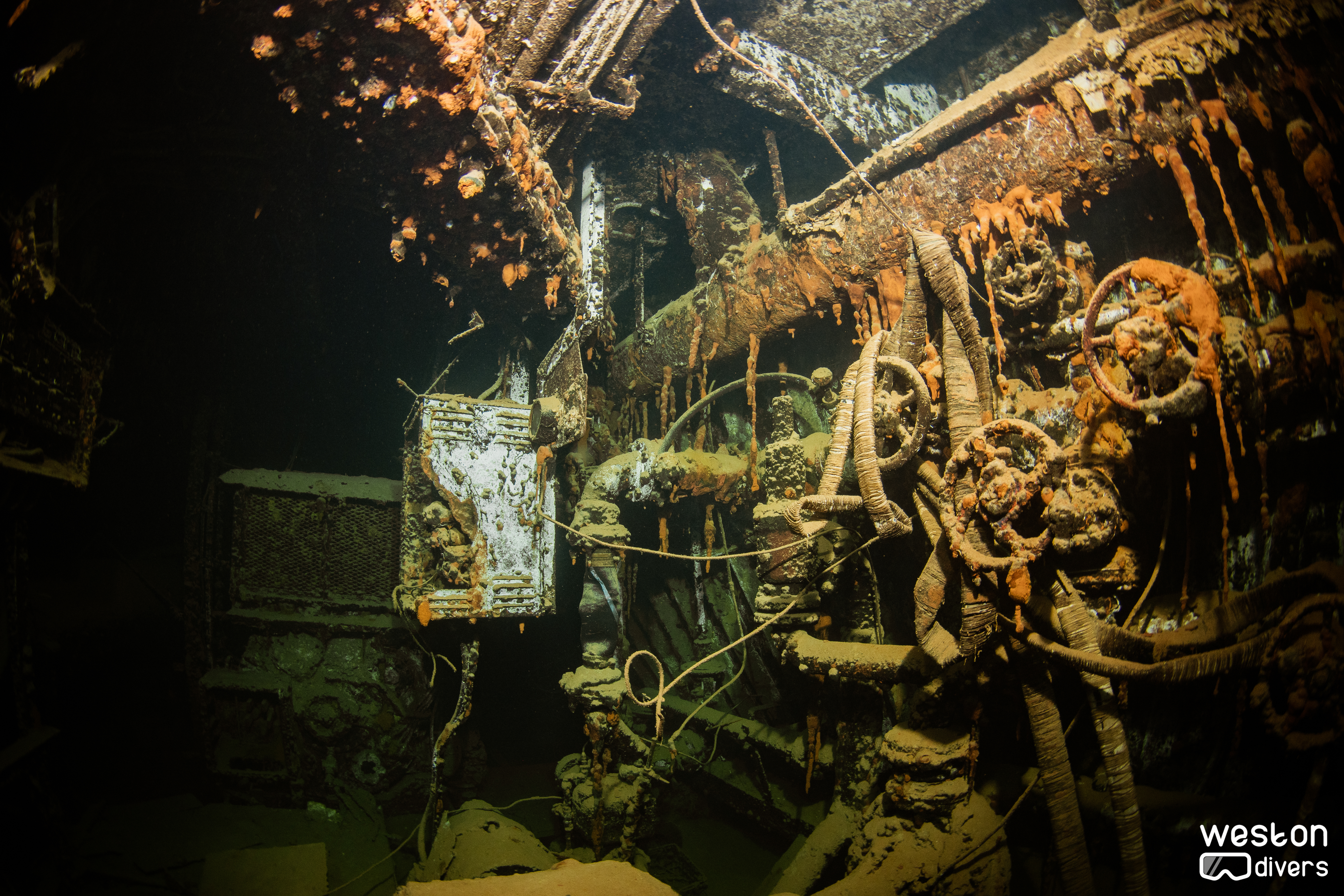 Hydro Atlantic - Through the control room to the engine room