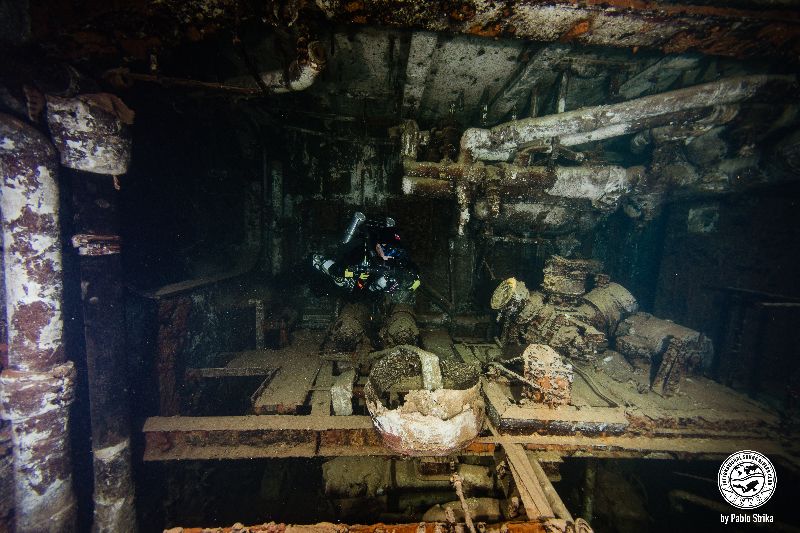 Spiegel Grove - The interior of the wreck offer breathtaking scenes
