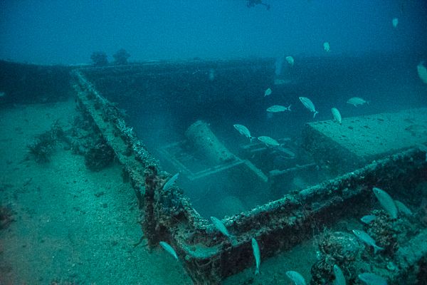 Princess Britney - The cargo holds are decorated with massive concrete blocks