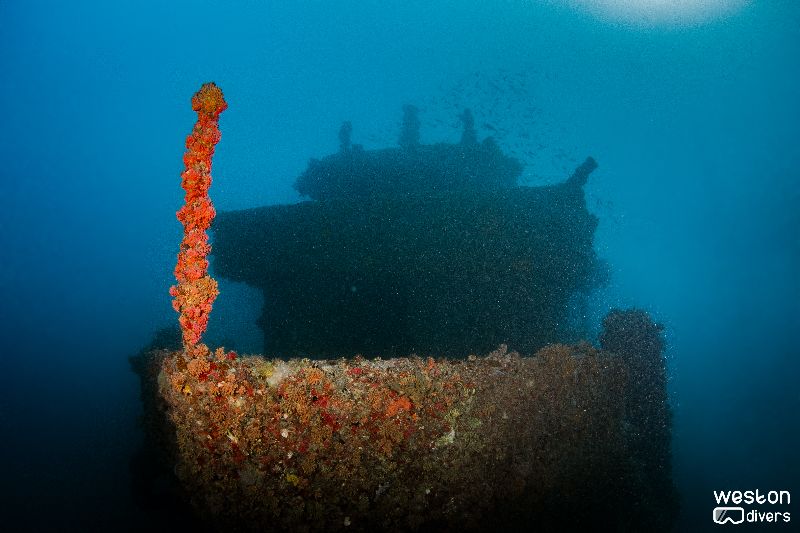 RSB-1 - A view from the bow of the vessel