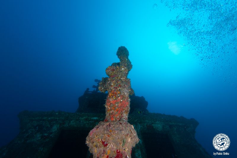 Miss Lourdes - The angel statue is a nice touch for this wreck