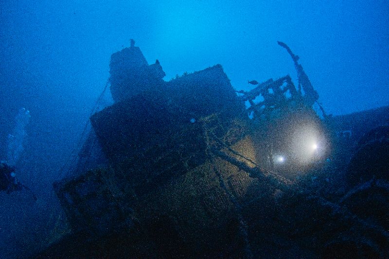 Ande - Nice panoramic view of the wreck