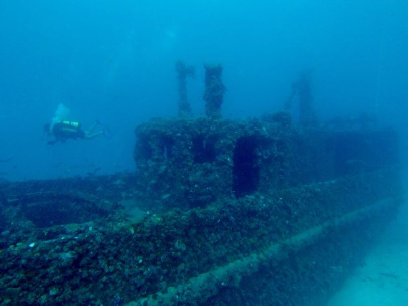 Merci Jesus - The main structure of the wreck