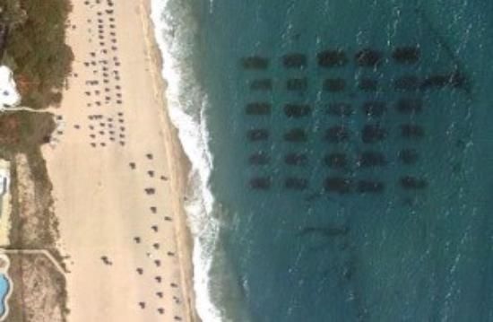 Ocean Inlet Park Reef - A view from the air
