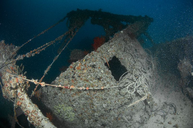 Sheri Lyn - The stern section is tilted