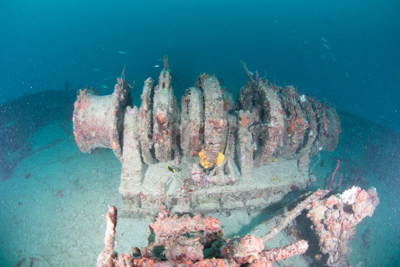 Ultra Freeze - Another angle of the bow winch