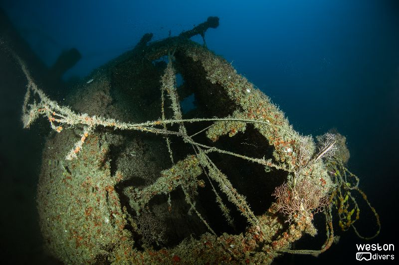 Jupiter Star - The stern superstructure. Behind that lays the engine room