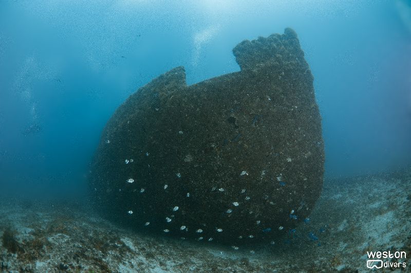 Danny McCauley - The bow of the wreck points south