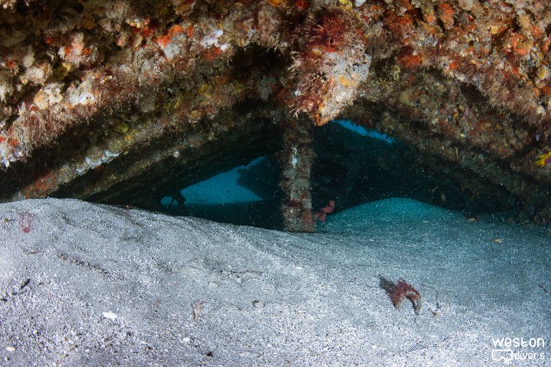 MG-111 - There is no penetration or swims through in this wreck