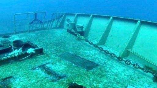 Hailey - A view of the bow of the wreck