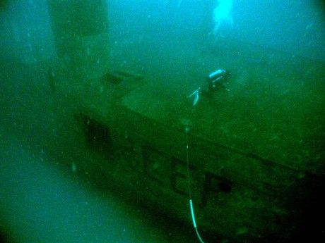 Wickstrom - A view from above the wreck