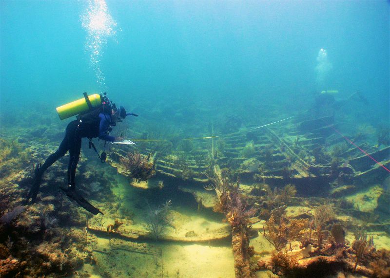 Erl King - Only some parts of the hull can be identified from this wreck