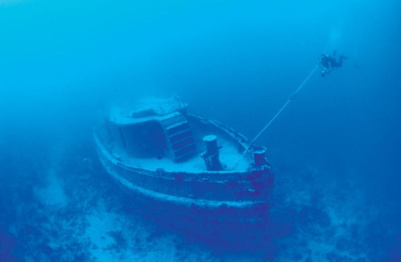 Joe's Tug - A view from the bow of this trawler - not tug!