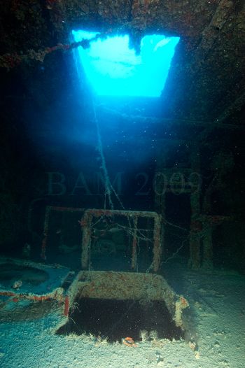 USS Curb - This wreck can be penetrated - only those with the right training and certifications