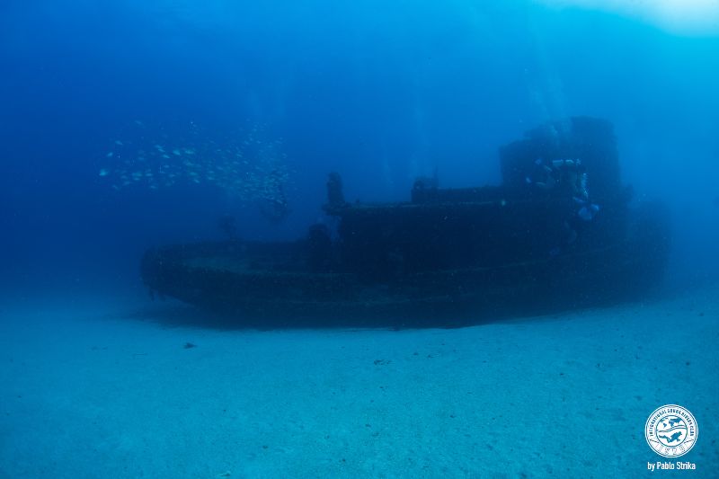 Peter B. McAllister - A view of the tugboat from the distance (starboard)