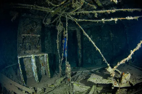 Duane - The interior of the wreck still holds several artifacts