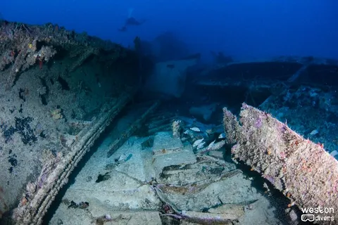 Doc De Milly - The cargo holds have collapse on this wreck