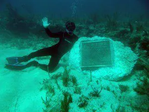 Erl King - A plaque in the site keeps the memory of this steamer alive