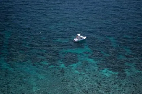 Sambo - An aerial view of the reef